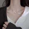 Collar de Moda para Mujer, Collar de Estilo Minimalista, Collar Sencillo Tendencia Coreana y Japonesa, Gargantilla de Perlas para Mujer