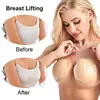 Almohadillas populares para levantar el busto, almohadillas de silicona finas, invisibles, sin costuras, anti-bultos, sin costuras, especialmente diseñadas para vestidos con tirantes.