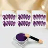 Pó Mágico Espelhado para Nail Art Pó Dourado Titânio de Alto Brilho Ondulação Dourada Luxuosa Pó Espelhado Ultra Brilhante Caixa de Acessórios para Nail Art Conjunto Embalado
