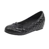 Zapatos planos de ballet estilo Chanel con lazo francés, punta redonda para mujer, sin cordones de corte bajo, zapatos de abuela, zapatos negros sencillos.
