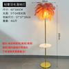 Recomendado personalizado 1,6 m Nordic Floor Lamp ins Wind Belt Lamp Plate Restaurante Feather Floor Lamp Sala de Estar Quarto