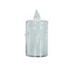 Acrílico sin base lágrimas de cristal transparente decoración creativa de ambiente festivo LED vela pequeña lámpara electrónica de cera de té