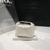 Bolsa de Couro Niche High-End com Cera de Óleo Bolsa Tote Feminina de Grande Capacidade 2025 Nova Bolsa Simples e Moderna de Ombro Único Axila