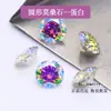 Joyas Xia Lin Moissanita Colorida Redonda Verde Azul Rosa Champaña Oro Moissanita Al Por Mayor Sin Marcado de Cintura