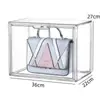 Figurita Magnética de Succión Multifuncional Apilable Montable en Pared Caja Ciega Vitrina de Alta Transparencia Caja de Almacenamiento a Prueba de Polvo para Cosméticos
