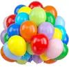 Set de Globos de Confeti Coloridos Transfronterizo Amazon Temu para Decoración de Ambiente de Cumpleaños de Niñas y Fiesta de Bodas