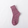 Calcetines de Invierno para Mujer hasta la Pantorrilla de Color Sólido Gruesos de Rizo de Lana de Conejo Personalizados de Amazon Transfronterizo