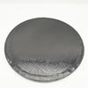 Padrão de folha de uva preta 12 mm Base de bolo ondulado Bandeja de bolo redonda Atacado placa de bolo