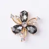 Nuevos Accesorios de Flor Dulce Incrustados con Diamantes Accesorios para el Cabello DIY Accesorios de Broche Elegantes Accesorios para el Cabello de Novia Pasador Aleación Hecho a Mano