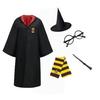 Túnica Mágica de Harry Potter Traje Cos Túnica Capa Disfraz Colegio Gryffindor Disfraz de Actuación de Halloween para Niños