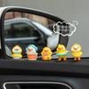Nuevos Adornos para Coche Creativos Populares Dibujos Animados Patito Amarillo Adornos para Coche Consola Central Lindo Patito