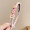 Diadema Infantil para Niña Dibujos Animados Kulomi Cabello Despeinado Adorno para el Cabello Parte Superior del Cráneo Alto Niña Bucle en la Cabeza con Diente Diadema Antideslizante