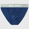 Separação tipo bala cueca veia masculina cuecas respiráveis U convexo cordão espermático Ice Silk escroto apoio curvo shorts cabeça