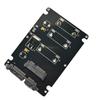 Tarjeta de Conversión Ngff a Sata Tarjeta de Conversión Msata+ Ngff Adaptador Sata a Ngff a Sata