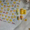 Nueva Tecnología 5D Pegatinas para Uñas Fábrica Lindas Rococo Dulce Mascota Conejo Arte de Uñas Pegatinas en Relieve Pegatinas 3D para Rostro