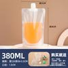 Bolsa con boquilla bolsa para leche de soya bolsa desechable para envasado de líquido de medicina tradicional china bolsa transparente autosostenible para bebida de jugo bolsa sellada para yogurt