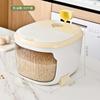 Cubo de Arroz Doméstico a Prueba de Insectos y Humedad Barril Sellado Contenedor Tanque para Granos Harina de Arroz de Gran Capacidad Tanque de Almacenamiento de Arroz de Grado Alimenticio