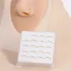 Europa e Estados Unidos transfronteiriço 10mm argola de nariz estilo minimalista design simples argola de nariz redonda argola de nariz joia para piercing no nariz atacado