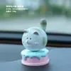 Decoração Criativa e Fofa de Gato Giratório para Carro, Ornamento de Gato Siamês Giratório para Alívio do Estresse e Melhora do Humor, Presente Estiloso