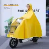 Impermeable de Cuerpo Completo a Prueba de Tormentas para Patinetes Eléctricos, Bicicletas Eléctricas, Poncho de Lluvia Unisex de Una Persona para Motocicleta, Impermeable Protector de Una Pieza