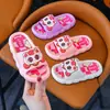 Adorable y Lindas Pantuflas para Niñas, Nuevo Modelo de Verano, Padre-Hijo Bebé Hogar Baño Suela Suave Antideslizante Lindas Sandalias
