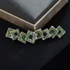 Pendientes Geométricos Creativos, Simples y Compactos, Pines para Ropa de Mujer, Accesorios al por Mayor, Broches, Ramilletes de Traje de Nicho Incrustados con Diamantes