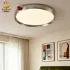 Lâmpada de proteção ocular para quarto Bauhaus italiano Digiya, luz de teto inteligente pequena minimalista moderna para quarto principal estudo