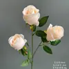 Arranjo de Chão com Flores Artificiais Cor de Champanhe, Rosa de Casamento, Hortênsia, Material de Flores para Corredor de Teto, Arranjo de Decoração para Auditório
