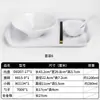 Conjunto criativo de tigelas pequenas de melamina para uso comercial, adequado para refeitórios escolares, tigelas de macarrão, pratos de arroz frito, restaurantes de fast food, tigelas de arroz e tigelas de sopa.
