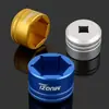 Chave de soquete para capa de ombro de suspensão dianteira de bicicleta MUQZI para tampa superior de suspensão a ar ROCKSHOX/SUNTOUR