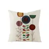 Funda de Cojín Impresa Sencilla Popular de Decoración para el Hogar de Amazon Funda de Cojín para Sofá de Flores Cojín