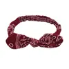 Diadema de Orejas de Conejo Transfronteriza Elástica Anudada Diadema Elástica Fija con Alambre de Acero Fábrica Directa de Accesorios para el Cabello para Mujer Suministro Mayorista