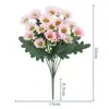 Flores Artificiales Manzanilla Margarita Pequeña Fresca Boda Decoración del Hogar Proyecto Arreglo Floral Adornos Utilería de Fotografía Venta al Por Mayor