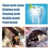 Yegbong pluma para dientes de mascotas perro gato sarro dental diente gato perro mascota herramienta de limpieza de dientes pluma herramienta de limpieza de sarro