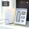 Taza Magnética de Titanio Puro de Gama Alta para Preparar Té, Elegante Termo con Separación de Té y Agua, Taza de Regalo para Negocios, Personalizable con Grabado