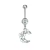 Gabe Moda Transfronteriza Europea y Americana Chica Estilo Moderno Diseño de Animal Luna Piercing para Ombligo Joyería
