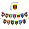 2026 Temporada Escolar Transfronteriza de Amazon Decoración de Fiesta Banderín Apertura Escolar Forma de Lápiz Pizarra Banderín de Tirar al por Mayor Personalización