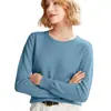 Nuevo Suéter de Punto de Cuello Redondo Otoño e Invierno para Mujer, Suéter Versátil y de Moda para Usar como Capa Base, Suéter Transfronterizo, Venta al por Mayor de una Pieza