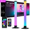 Luz ambiental de ritmo musical exclusiva para APP transfronteriza, luz LED de cristal para noche, luz de recogida de ritmo controlada por sonido USB RGB