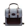 Mochila vaquera vintage para mujer, bolso de hombro sencillo, estilo moderno, para estudiantes, 2025