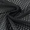 Suministros del Fabricante en Stock Tela Perforada de Fibra Larga para Forro de Camisetas Deportivas, Tela de Malla para Bolsas, Tela de Malla de Poliéster con Agujeros