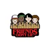 Serie de Televisión Stranger Things Dibujo Animado Original Pin Metálico Esmaltado Moda Versátil Personalizado Souvenir Diario