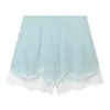 Atacado Fabricante de Roupas Femininas Transfronteiriço 2026 Aliexpress Mais Vendido Conjunto de Blusa com Renda Patchwork + Shorts