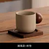 Taza de café estilo japonés para dropshipping, taza de arcilla para espresso, taza de té de cerámica hecha a mano, taza casera personalizada de cerámica rústica