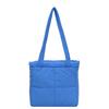 Bolsa de Mão Acolchoada de Algodão com Design de Nicho para Mulheres 2026 Novo Estilo Coreano Bolsa Quadrada Pequena Cor Sólida Simples Bolsa de Ombro de Braço