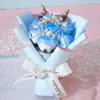 Nuevo Mini Ramo Flor de Sol Clavel Rosa Flor de Jabón Flor Artificial Flor Seca Regalo Transfronterizo Día de San Valentín