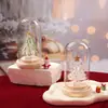 Enfeites de Vidro Zibo Arame Puxado à Mão Cobertura de Vidro para Árvore de Natal Caixa de Presente Presente de Natal Decoração de Mesa Pequeno Presente