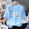 Camiseta Infantil de Algodão Puro Manga Curta Roupas Infantis Meninas Verão Meia-Manga 2026 Novo Estilo Moda Bebê Top Fino