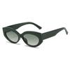 Gafas de sol estilo ojo de gato, estilo europeo y americano, para mujer, con personalidad de alta gama, estilo retro, cóncavo, con foto, modernas y geniales, con cara cuadrada.