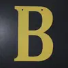 26 Banderines de Papel Dorados con Letras y Números para Decoraciones de Fiesta de Cumpleaños, Directo del Fabricante, Navidad 3D